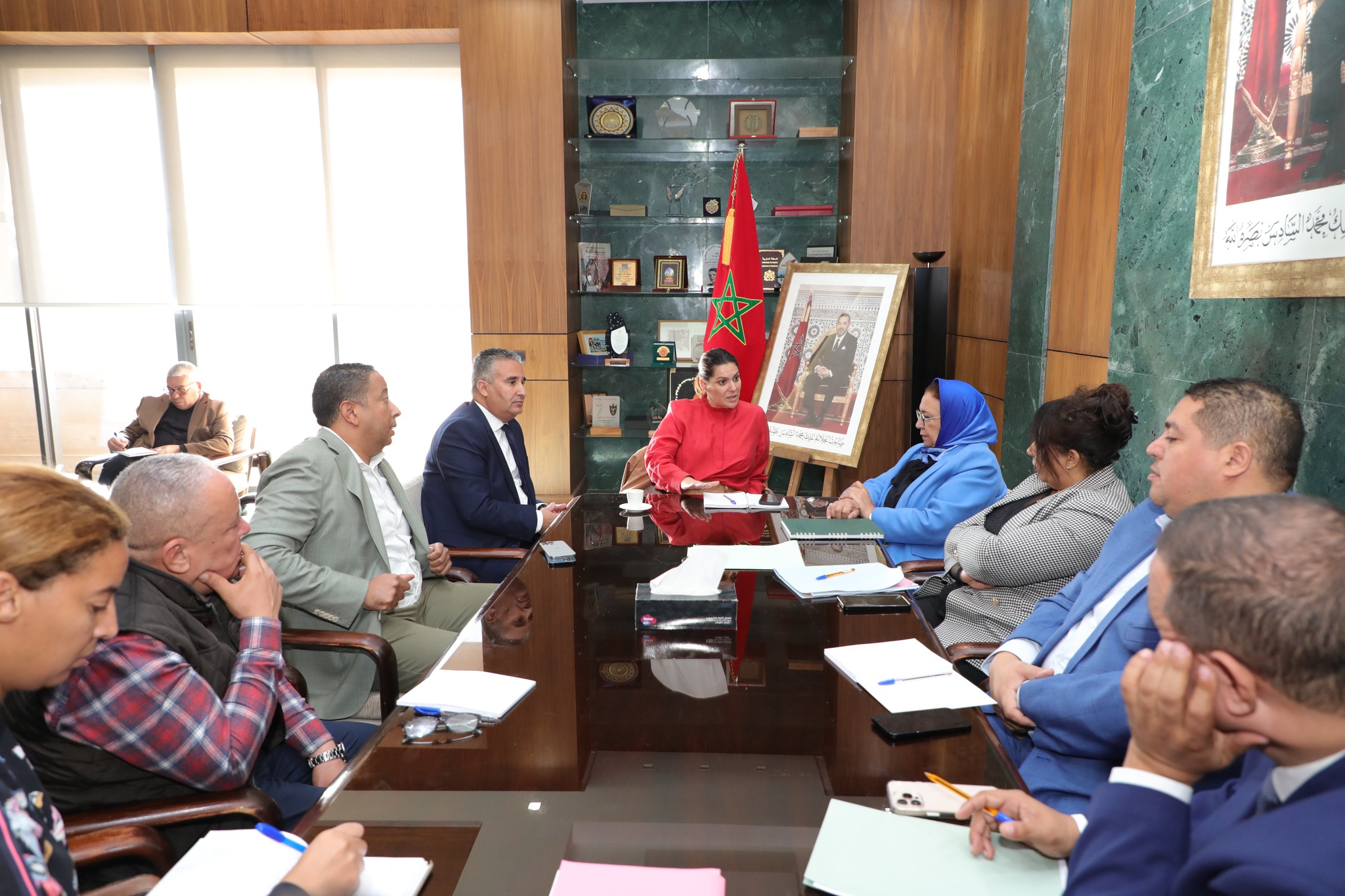 Réunion ordinaire du bureau du conseil communal de Marrakech.